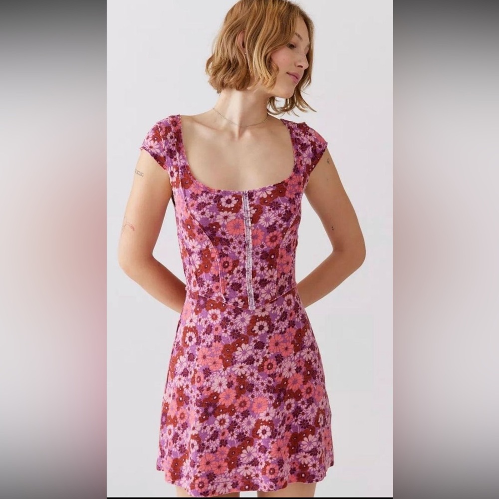 Urban outfitters floral babydoll dress
